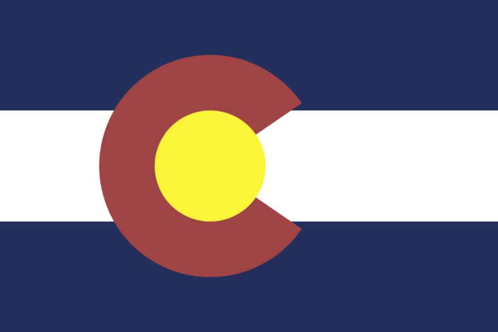 colorado state flag in article about how much does a divorce cost in Colorado