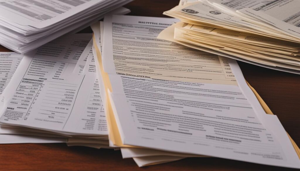 divorce financial documents