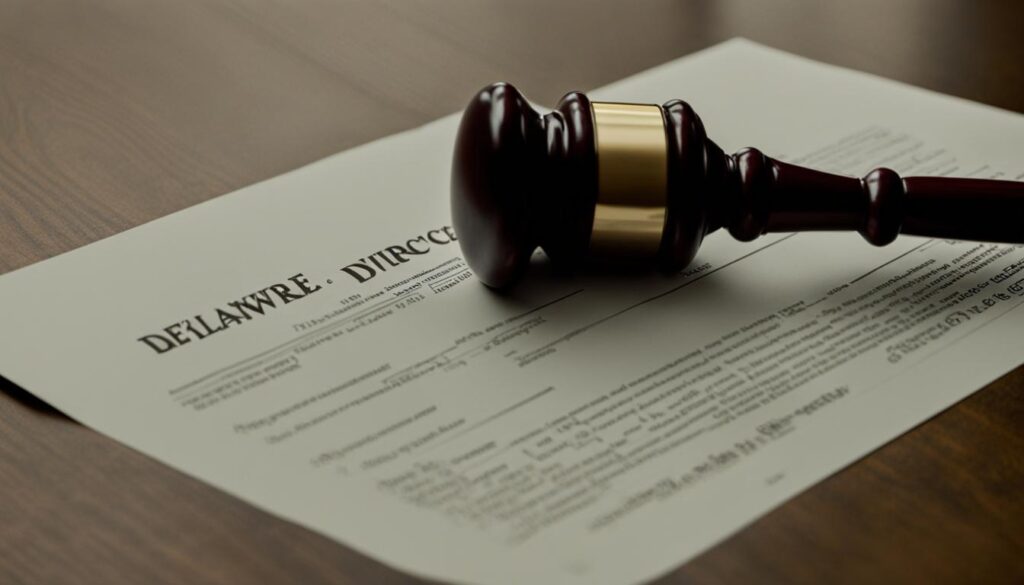 filing for uncontested divorce in Delaware