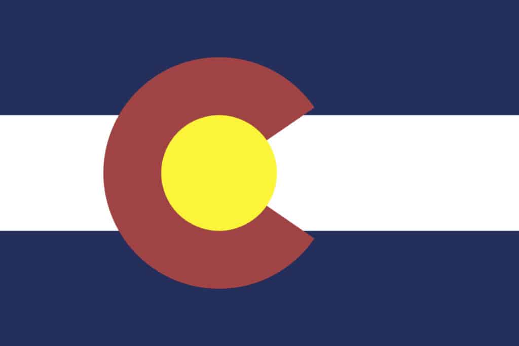 colorado state flag - divorce in colorado