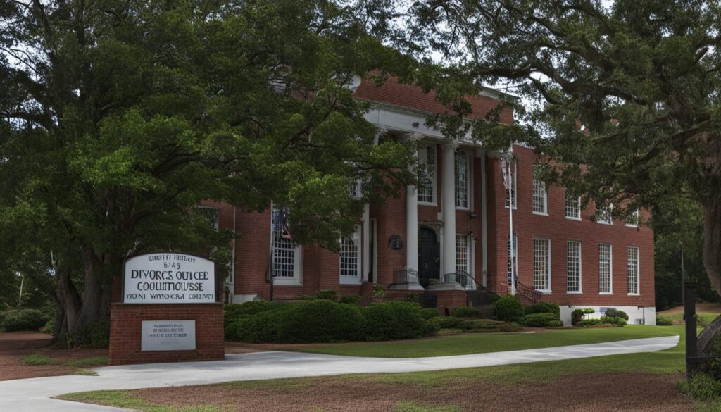 divorce court in Brunswick County NC