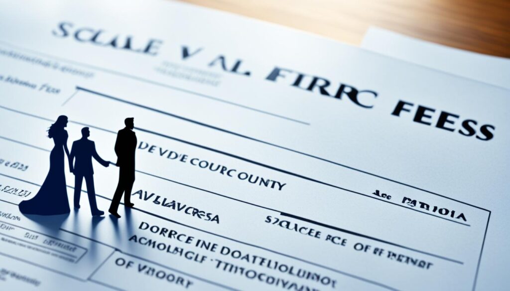 divorce filing fees in Virginia